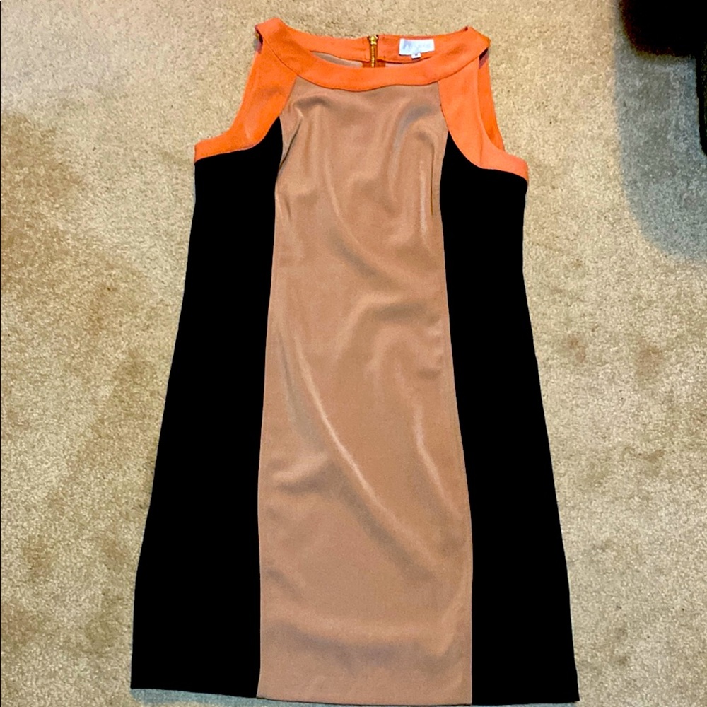 Adore Elegant Colorblock Sleeveless Dress Size M